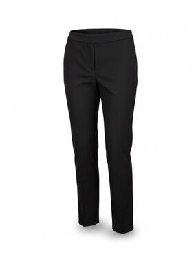 Chico’s Women’s Black Rayon Blend Slim Ankle Pants So Slimming 360 Pants 10R